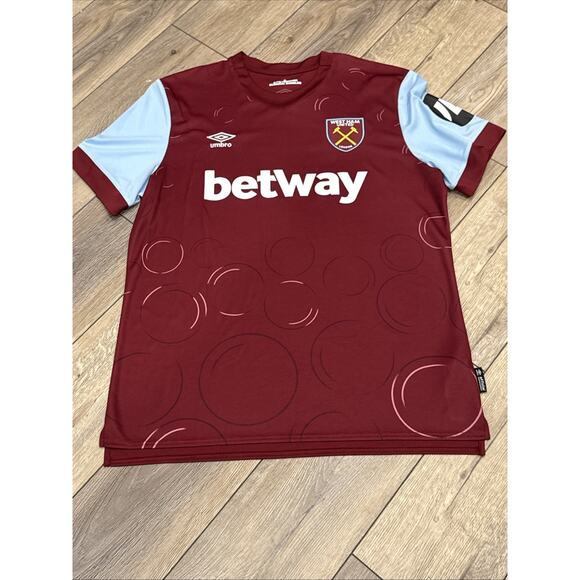 Umbro West Ham United FC 2023/24 Home Jersey Kit Mens XL - Picture 1 of 10